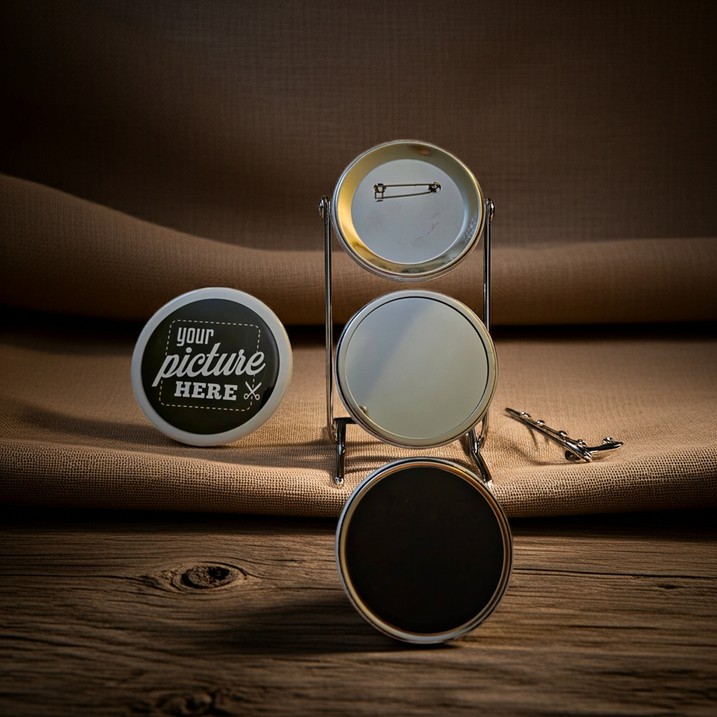 3" Custom Photo Handheld Mirror - A Reflection of What Matters Most