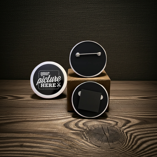 2" Round Circle Customized Magnet / Button (Single)